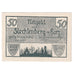 Geldschein, Deutschland, Stecklenberg, 50 Pfennig château 1921 UNZ- Mehl:1258.2