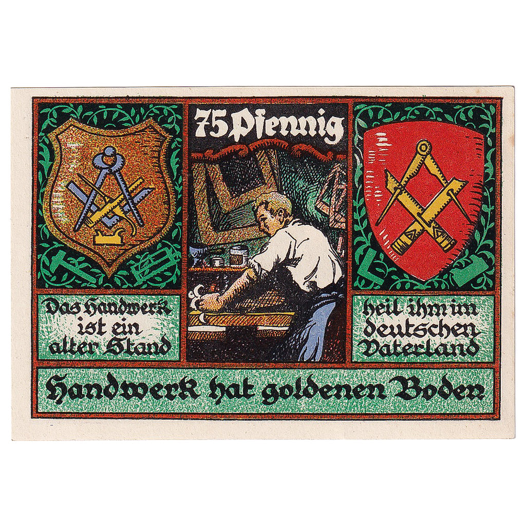 Geldschein, Deutschland, Stolzenau, 10 Pfennig menuisier, 1922, UNZ- Mehl:1277.1