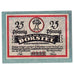 Banknot, Niemcy, Borstel, 25 Pfennig, cuisine, 1921, UNC(63), Mehl:145.1