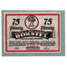 Geldschein, Deutschland, Borstel, 75 Pfennig, village, 1921, UNZ-, Mehl:145.1