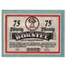 Banknot, Niemcy, Borstel, 75 Pfennig, ferme, 1921, UNC(63), Mehl:145.1
