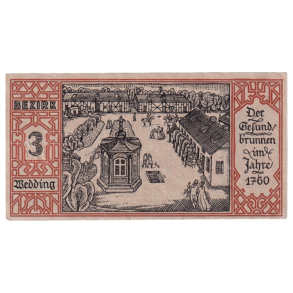 Nota, Alemanha, Berlin, 50 Pfennig, jardin, 1921, 1921-09-09, UNC(63), Mehl:92.1
