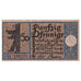 Banknot, Niemcy, Berlin, 50 Pfennig, fleuve 1921-09-09, UNC(63) Mehl:92.1
