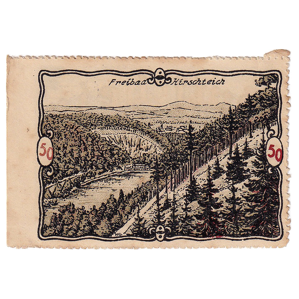 Banknot, Niemcy, Ballenstedt, 50 Pfennig, montagne 1920 AU(55-58) Mehl:61.1a