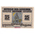 Banknot, Niemcy, Bevern, 25 Pfennig, nuit, 1921, 1921-12-31, UNC(63), Mehl:97.1a