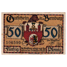 Banconote, Germania, Bernburg, 50 Pfennig, mairie, 1921, SPL-, Mehl:95.2a