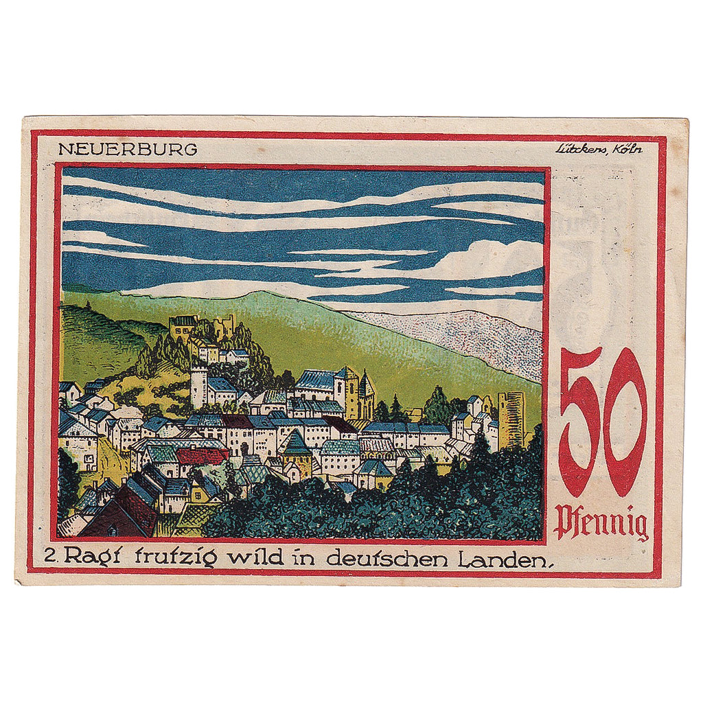 Geldschein, Deutschland, Speicher, 50 Pfennig, village, 1922, VZ+ Mehl:1248.1