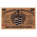 Geldschein, Deutschland, Ballenstedt, 25 Pfennig, statue, 1921 UNZ- Mehl:61.3
