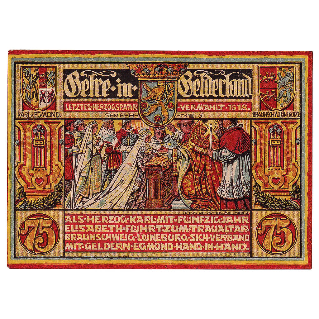 Banknote, Germany, Geldern, 75 Pfennig, roi 1922-08-21, UNC(63) Mehl:415.2