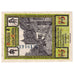 Geldschein, Deutschland, Soldin, 75 Pfennig, rue, 1921, VZ, Mehl:1235.2a