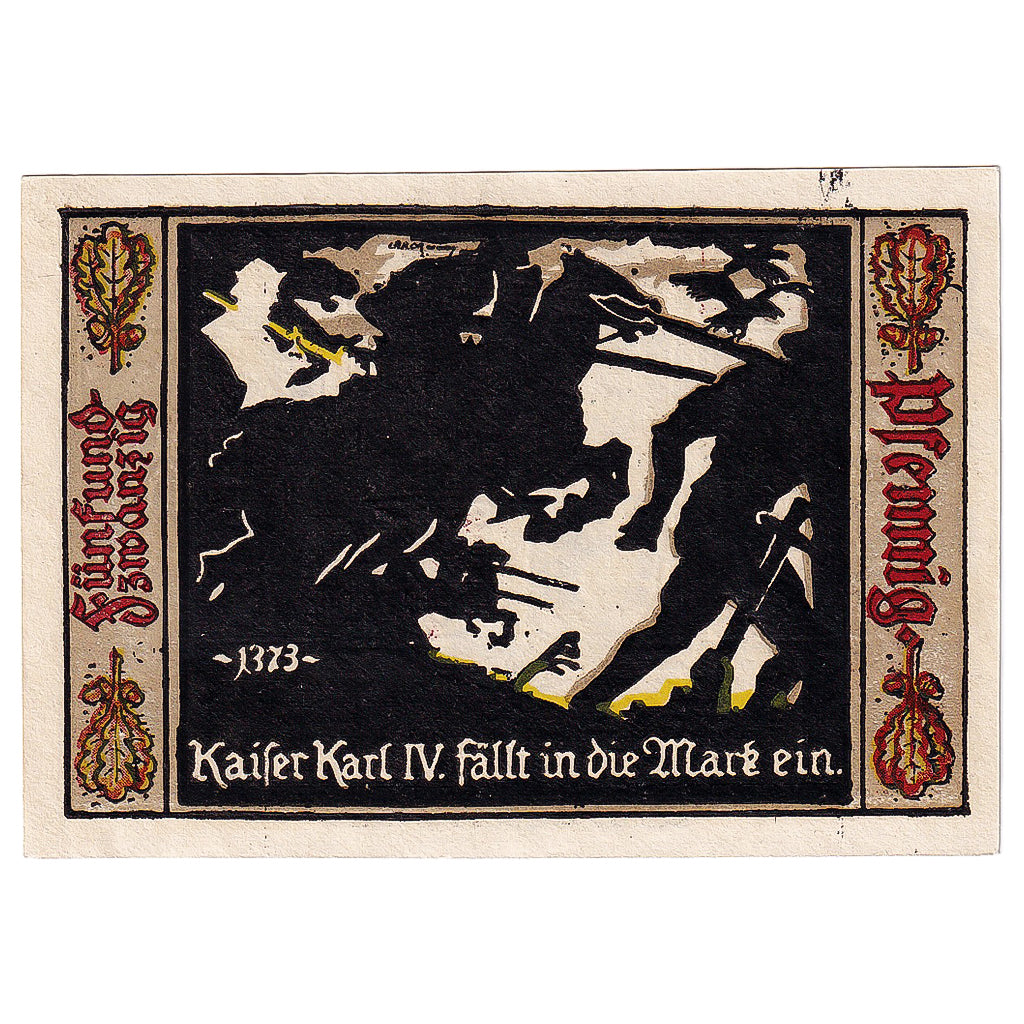 Geldschein, Deutschland, Fürstenwalde 25 Pfennig Bataille 1921, UNZ- Mehl:403.1a