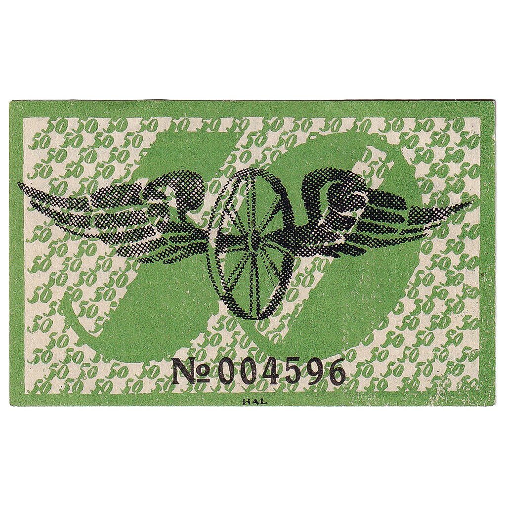 Geldschein, Deutschland, Brockau, 50 Pfennig, Texte 1920-10-22, UNZ- Mehl:189.1a