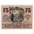 Geldschein, Deutschland, Husum, 75 Pfennig, village 1922-03-31, UNZ- Mehl:640.1a