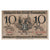 Billete, Alemania, Fraustadt, 10 Pfennig, Blason, SC, Mehl:F18.9