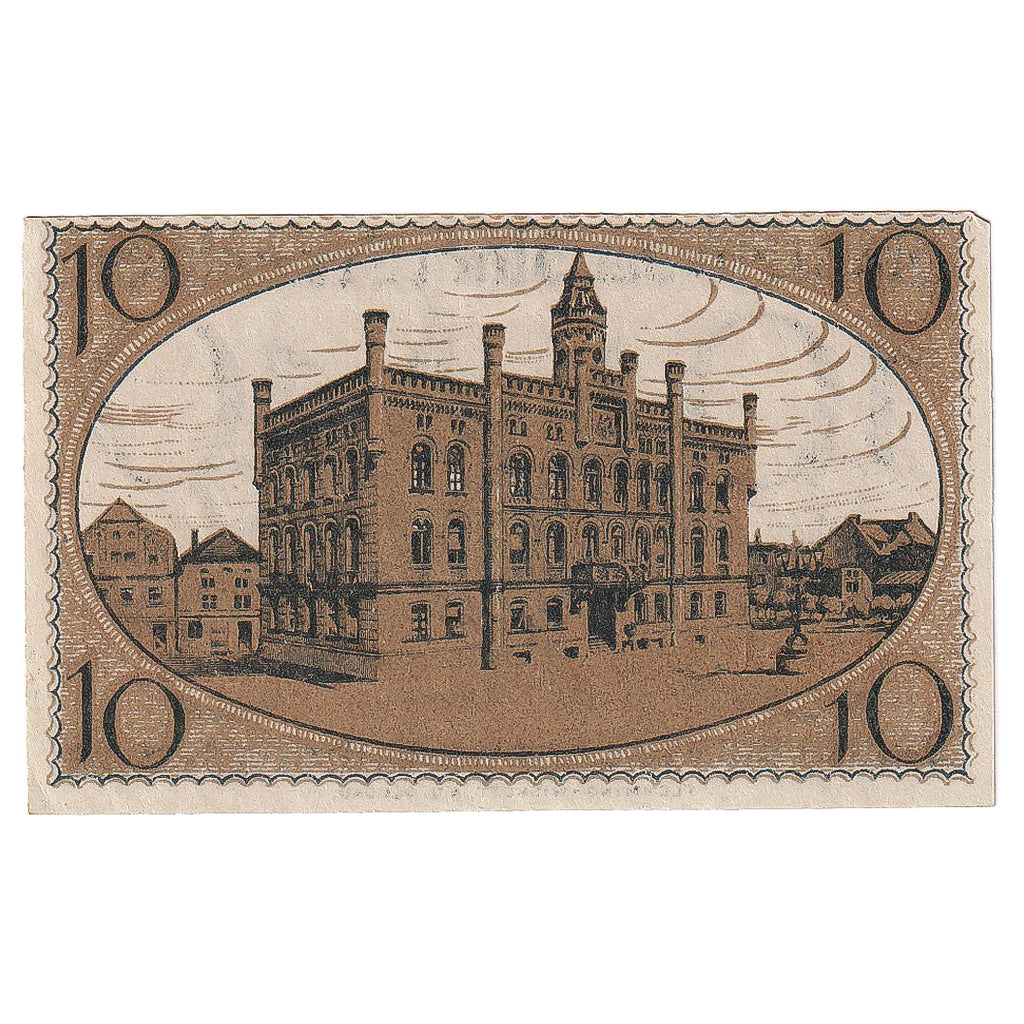 Geldschein, Deutschland, Fraustadt, 10 Pfennig, Blason, UNZ-, Mehl:F18.9