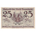 Billete, Alemania, Fraustadt, 25 Pfennig, château, SC, Mehl:F18.10a