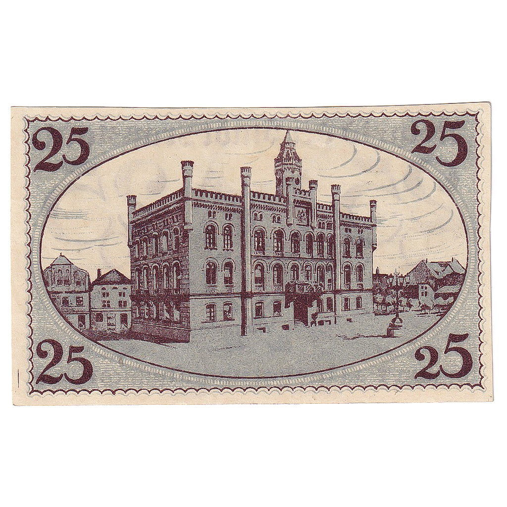 Billete, Alemania, Fraustadt, 25 Pfennig, château, SC, Mehl:F18.10a