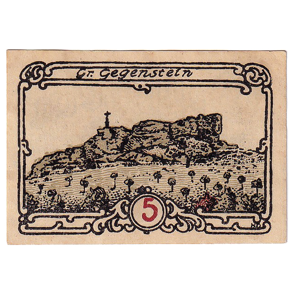Banknot, Niemcy, Ballenstedt, 5 Pfennig, rocher 1920-09-28, UNC(63) Mehl:61.2