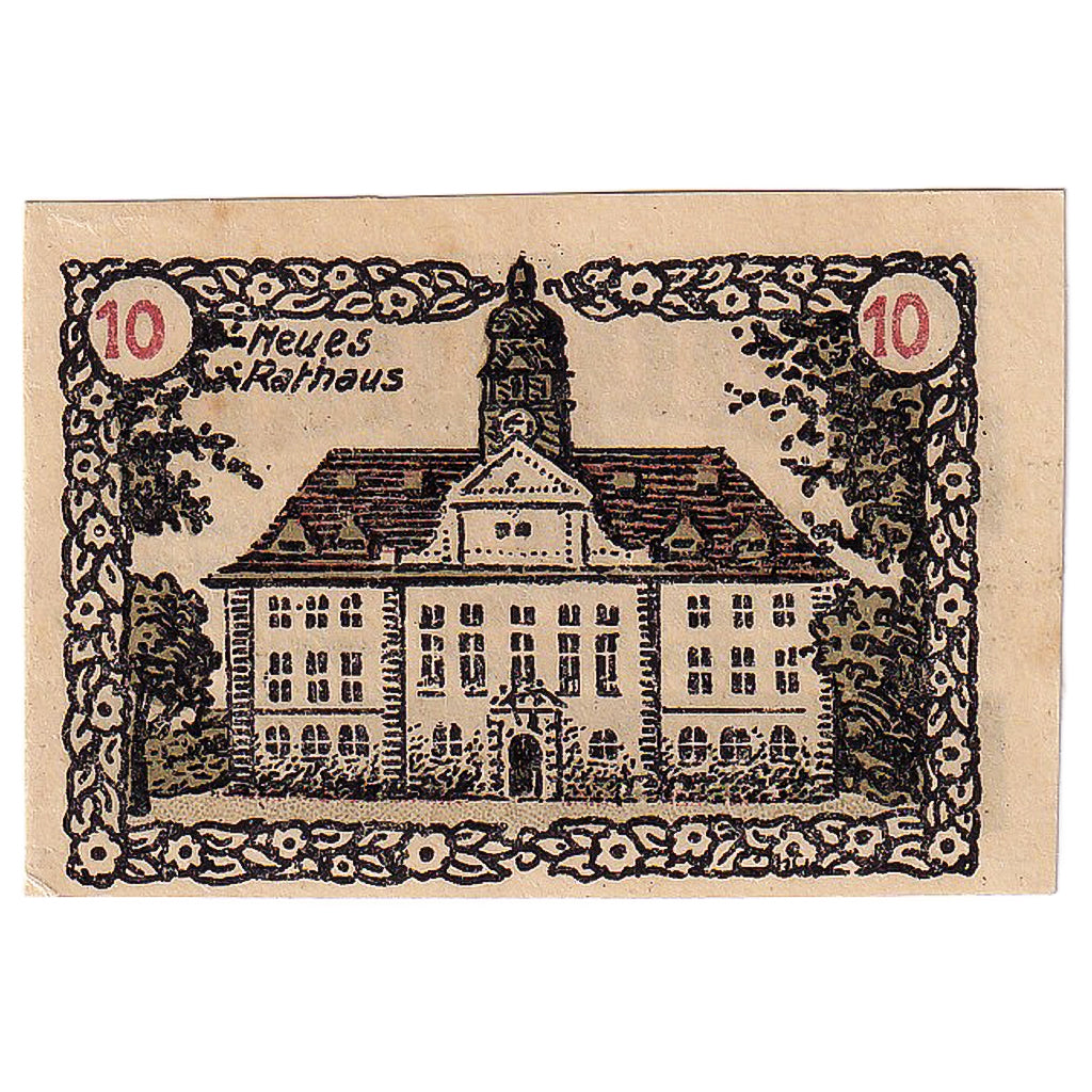 Banknot, Niemcy, Ballenstedt, 10 Pfennig, mairie 1920-09-28, UNC(63) Mehl:61.2