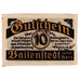 Banknot, Niemcy, Ballenstedt, 10 Pfennig, Eglise 1920-09-28, UNC(63) Mehl:61.2