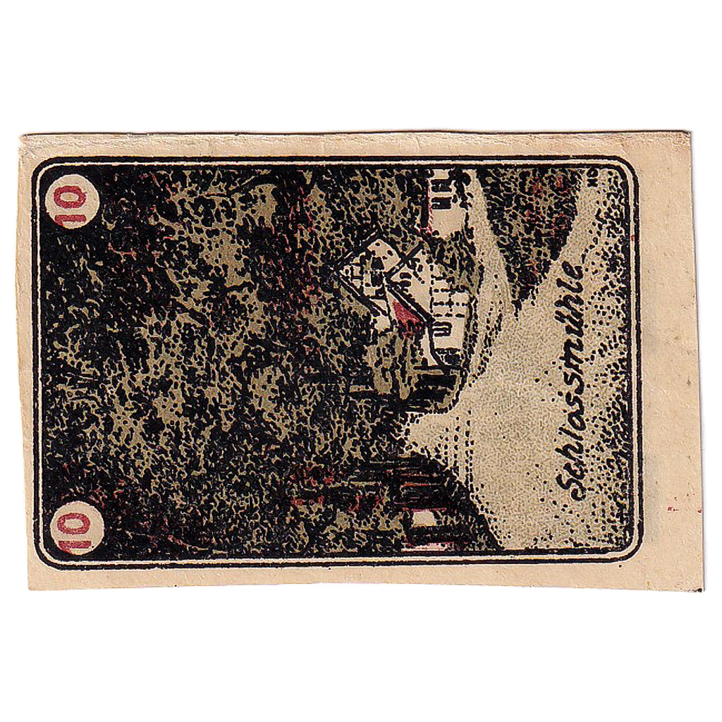 Nota, Alemanha, Ballenstedt, 10 Pfennig, route 1920-09-28, UNC(63) Mehl:61.2