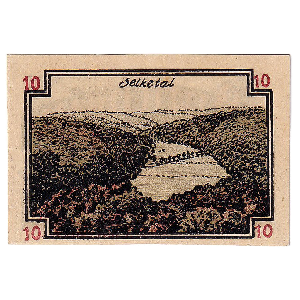 Billete, Alemania, Ballenstedt, 10 Pfennig, fleuve 1920-09-28, SC Mehl:61.2