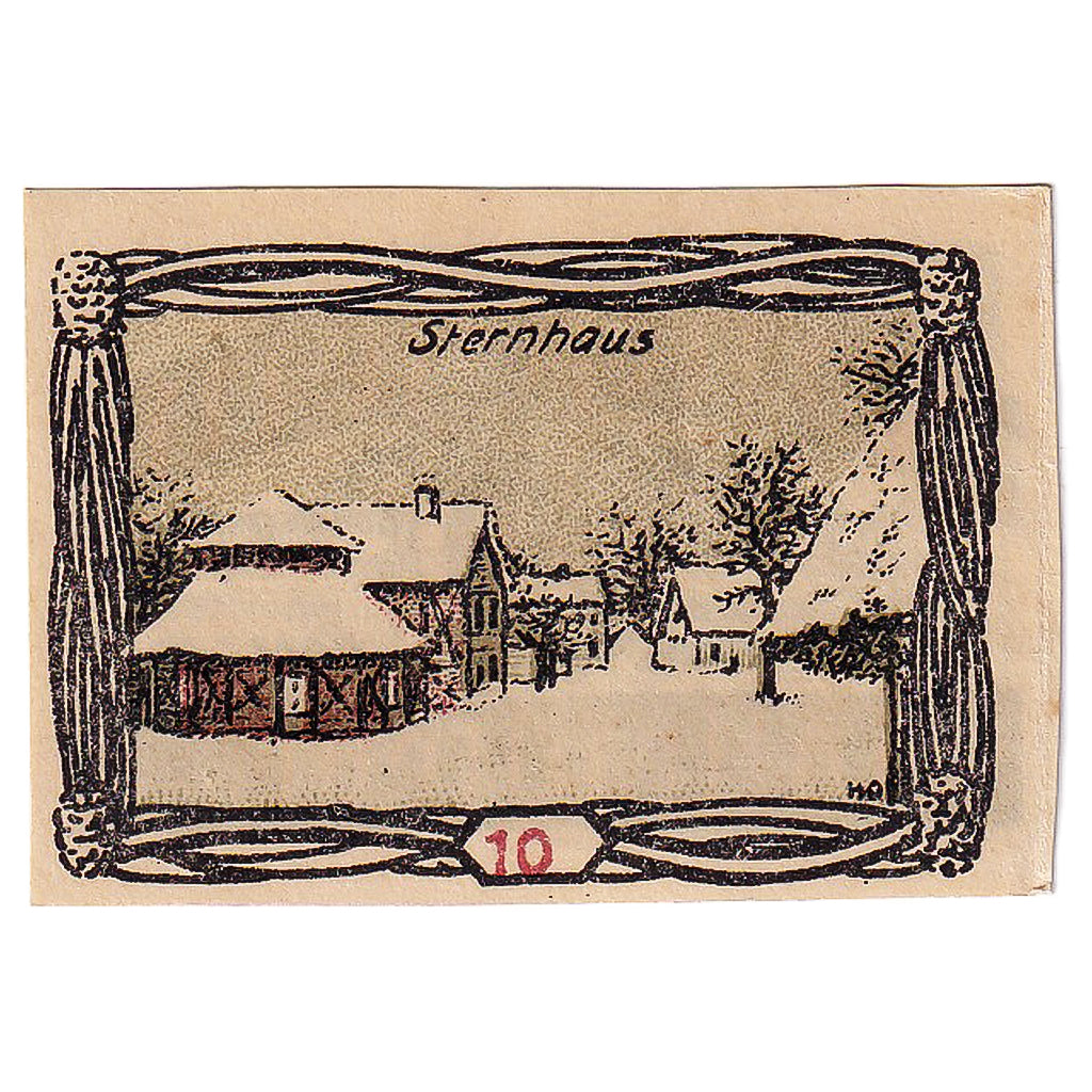 Geldschein, Deutschland, Ballenstedt, 10 Pfennig, hiver 1920 UNZ- Mehl:61.2