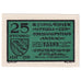 Banconote, Germania, Ansbach, 25 Pfennig, personnage, 1921 SPL Mehl:35.2c