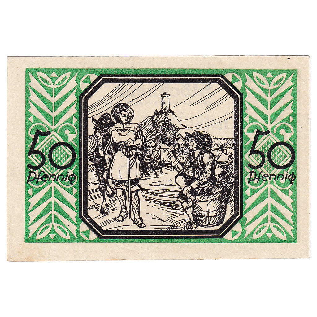 Banconote, Germania, Stockheim, 50 Pfennig, personnage 1922 SPL Mehl:1272.2