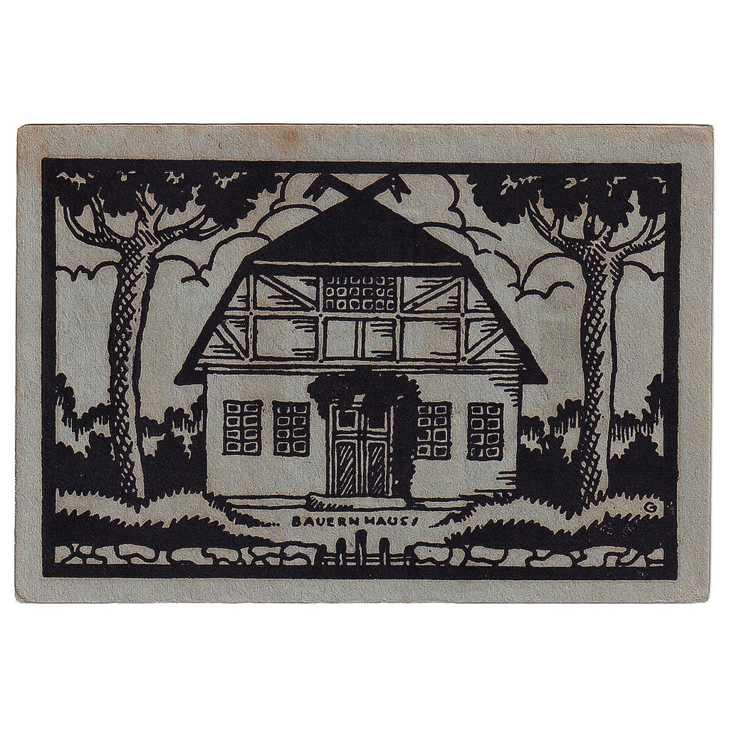 Banknot, Niemcy, Stockelsdorf, 50 Pfennig, Maison 1921, AU(55-58) Mehl:1271.1