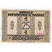 Banconote, Germania, St Magnus, 25 Pfennig, paysage, 1921 SPL Mehl:1166.1