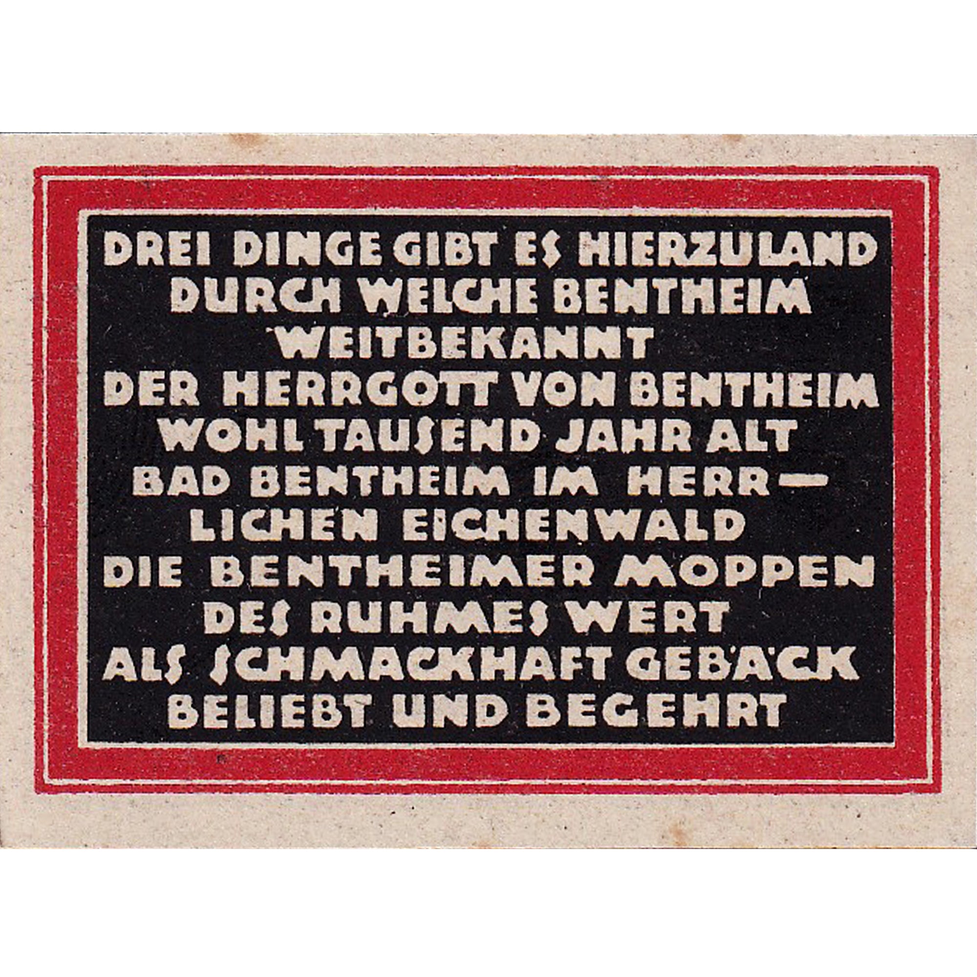 Geldschein, Deutschland, Bentheim, 10 Pfennig, Texte, 1921, UNZ-, Mehl:75.1
