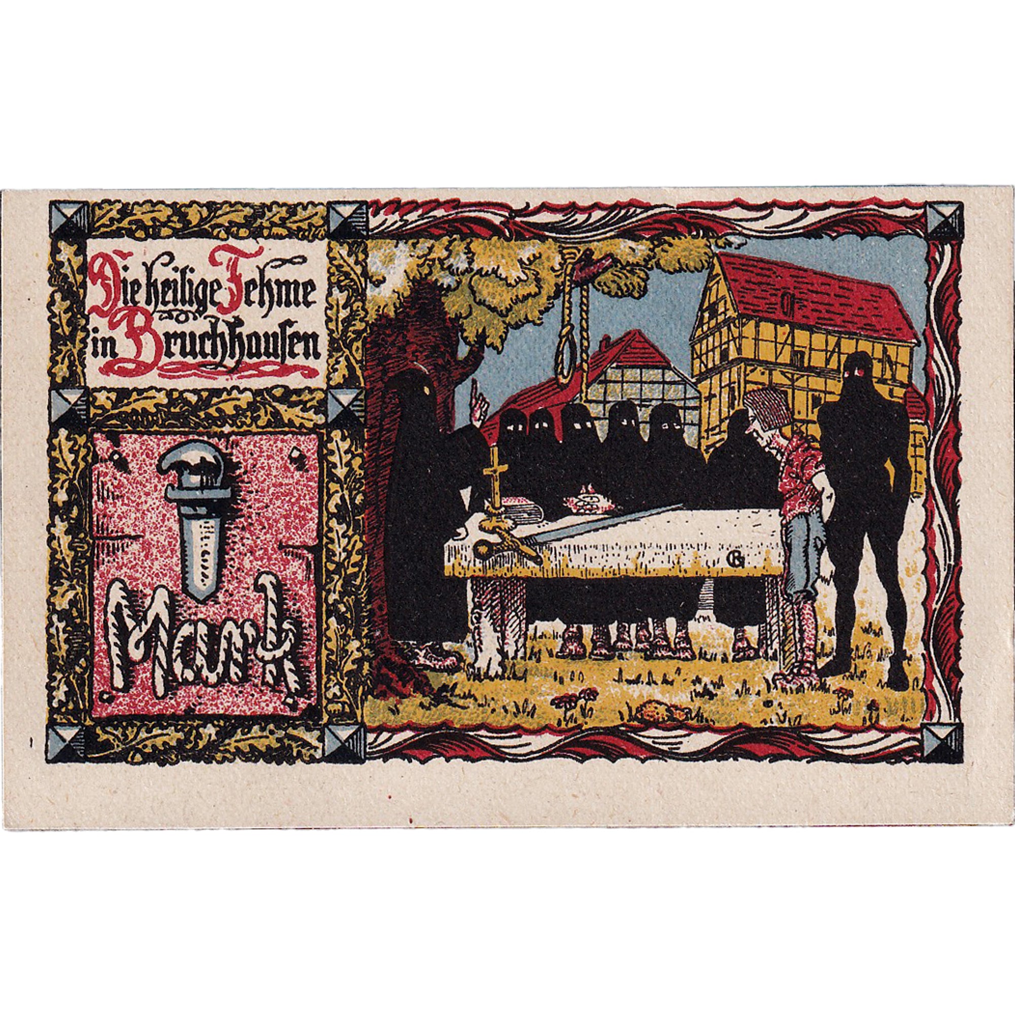 Banconote, Germania, bruchhausen, 1 Mark, personnage 1921-05-01, SPL Mehl:190.1
