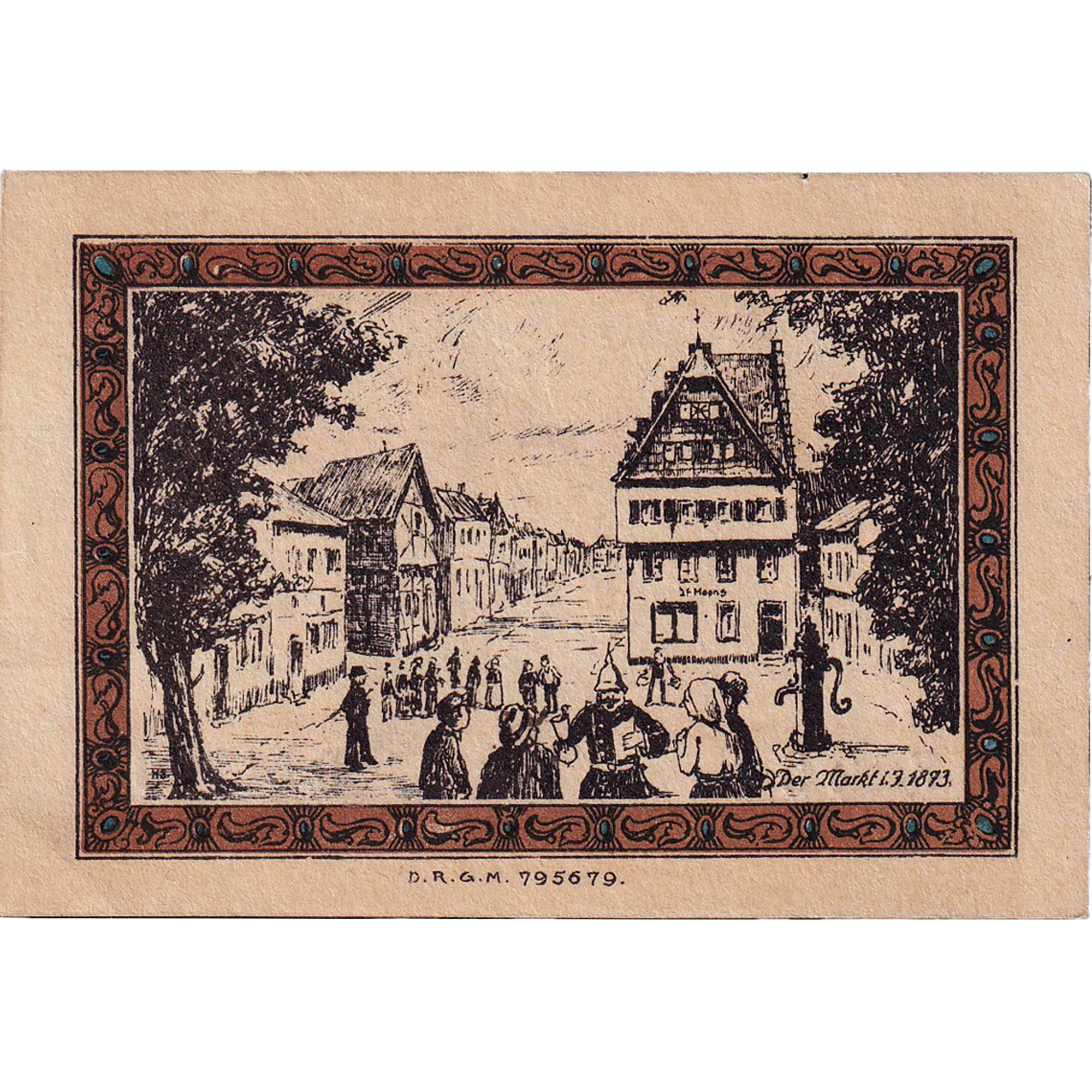 Banconote, Germania, Brühl, 50 Pfennig, village 1922-10-01, SPL Mehl:192.1a