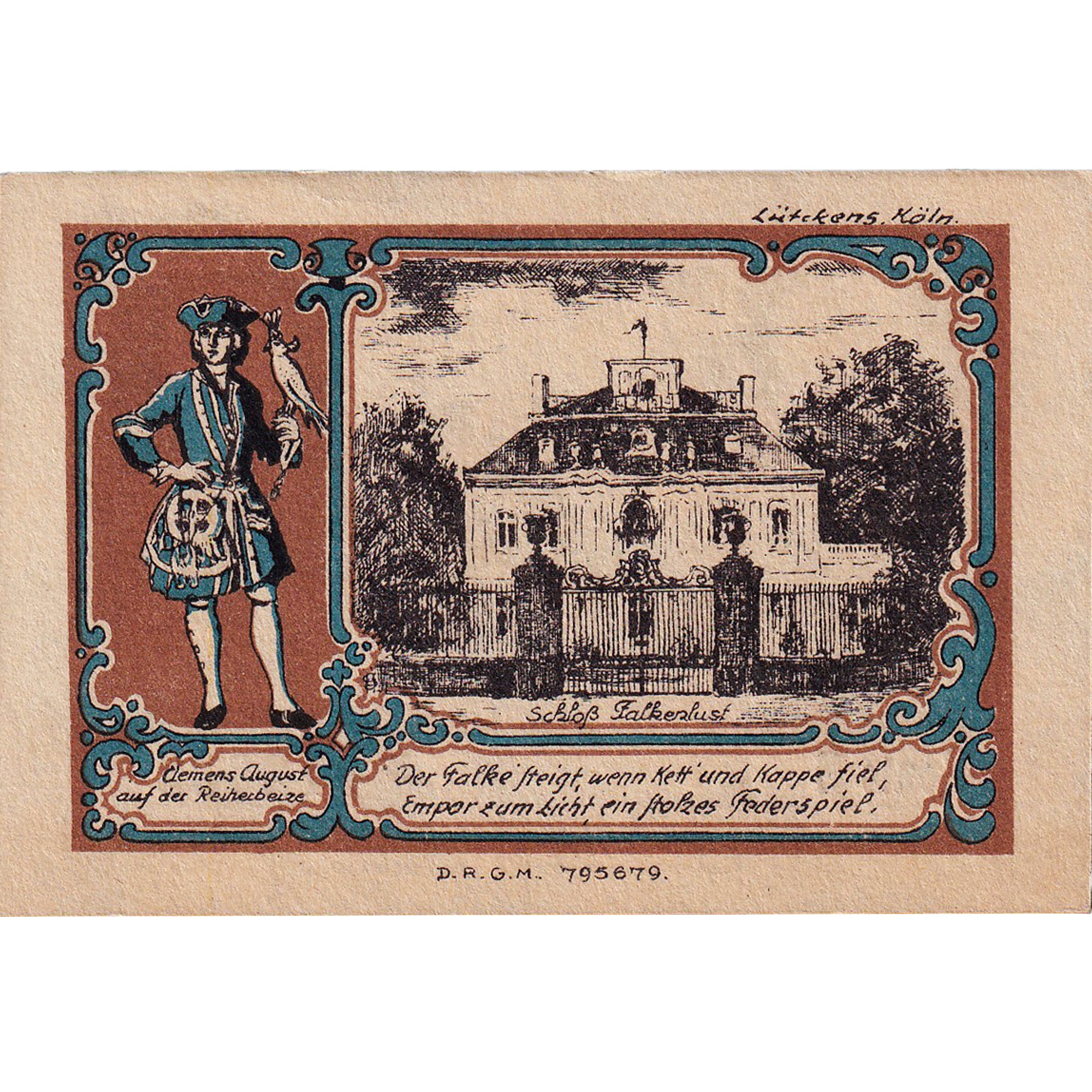 Banconote, Germania, Brühl, 2 Mark, manoir, 1922, 1922-10-01, SPL, Mehl:192.1a