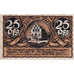 Banknot, Niemcy, Salzuflen, 25 Pfennig, Monument, 1921, UNC(63), Mehl:1159.1