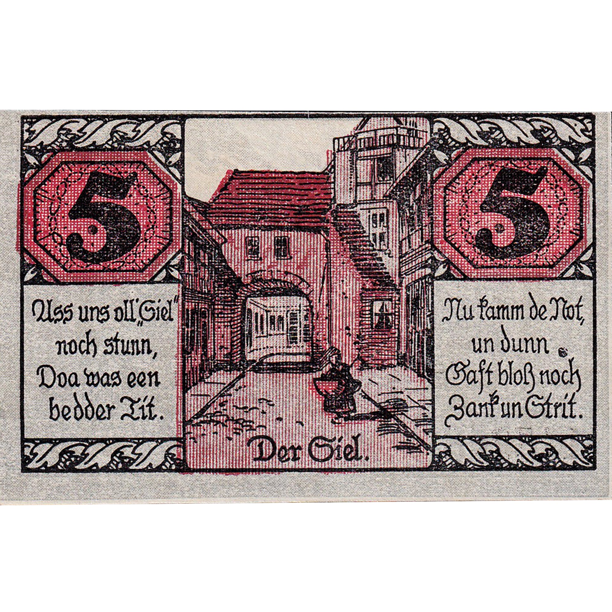 Banconote, Germania, Salzwedel, 5 Pfennig, aigle, 1921 SPL Mehl:1162.1a