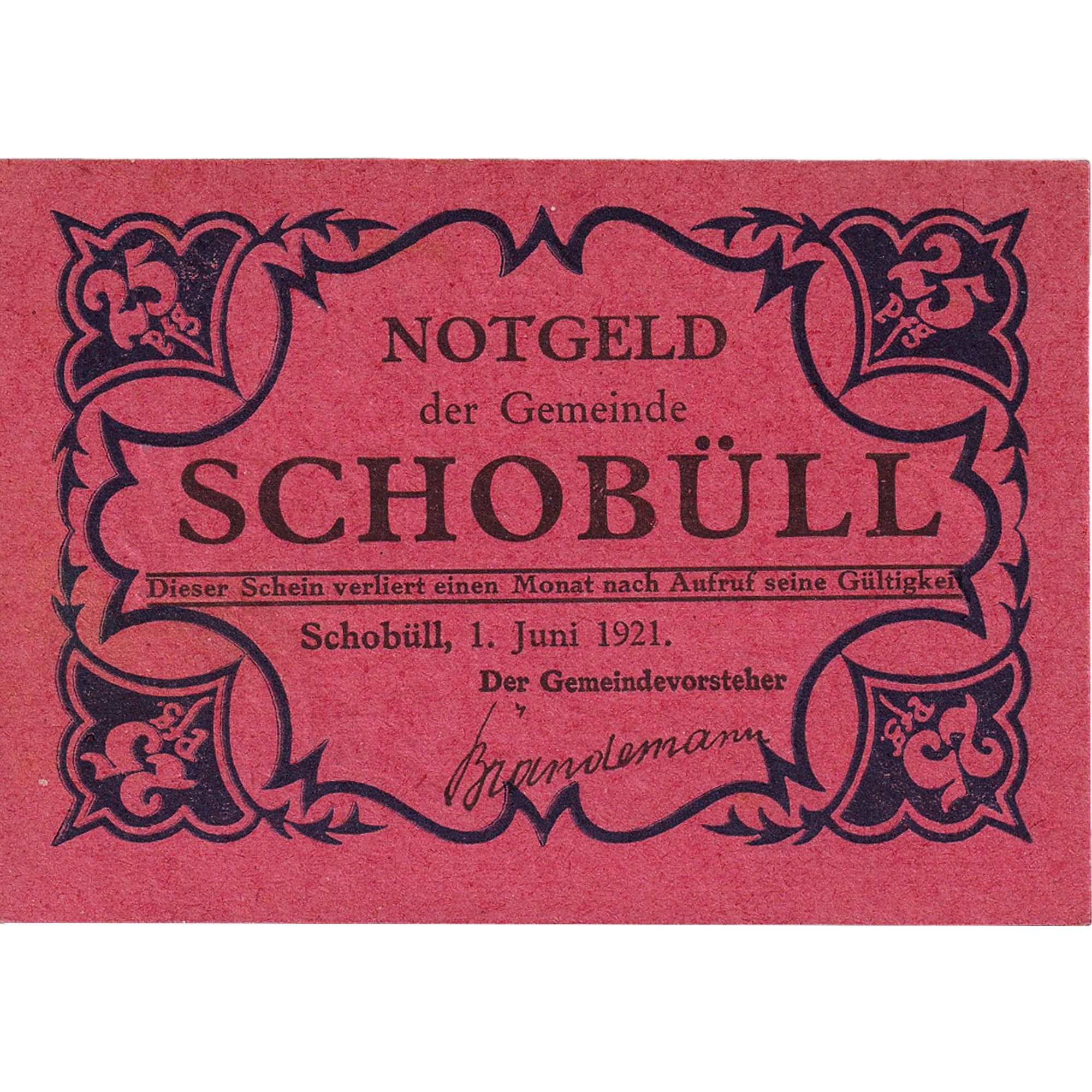 Geldschein, Deutschland, Schobull, 25 Pfennig, Phoque, 1921 UNZ- Mehl:1194.7c