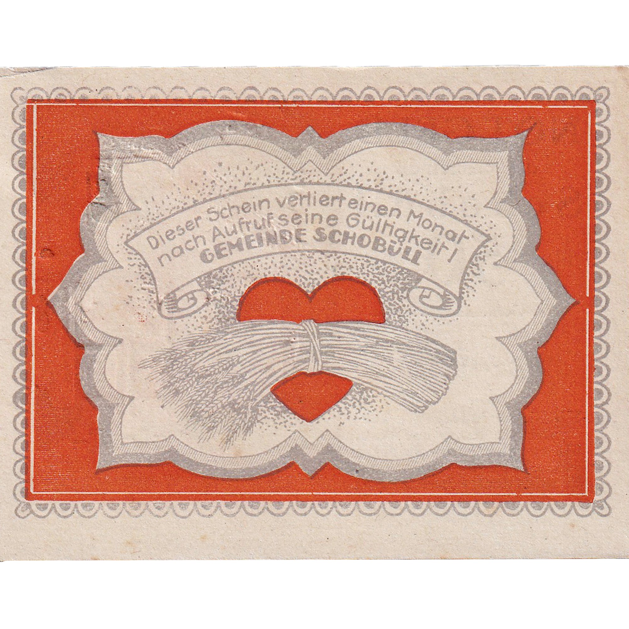 Banknot, Niemcy, Schobull, 50 Pfennig, maison 1, 1921, UNC(63), Mehl:1194.2