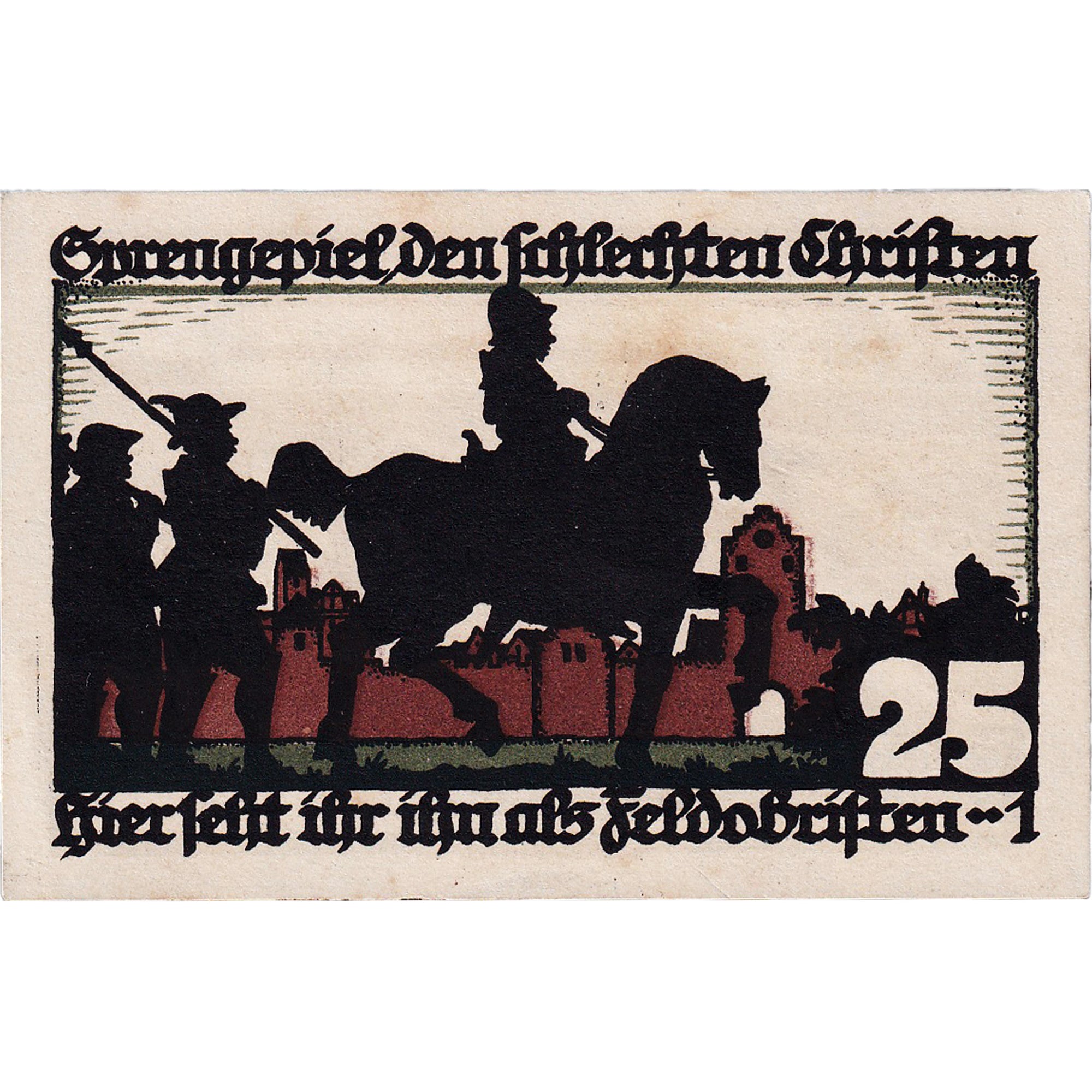 Banknot, Niemcy, Vechta, 25 Pfennig, armée 1922-03-15, UNC(63) Mehl:1358.1