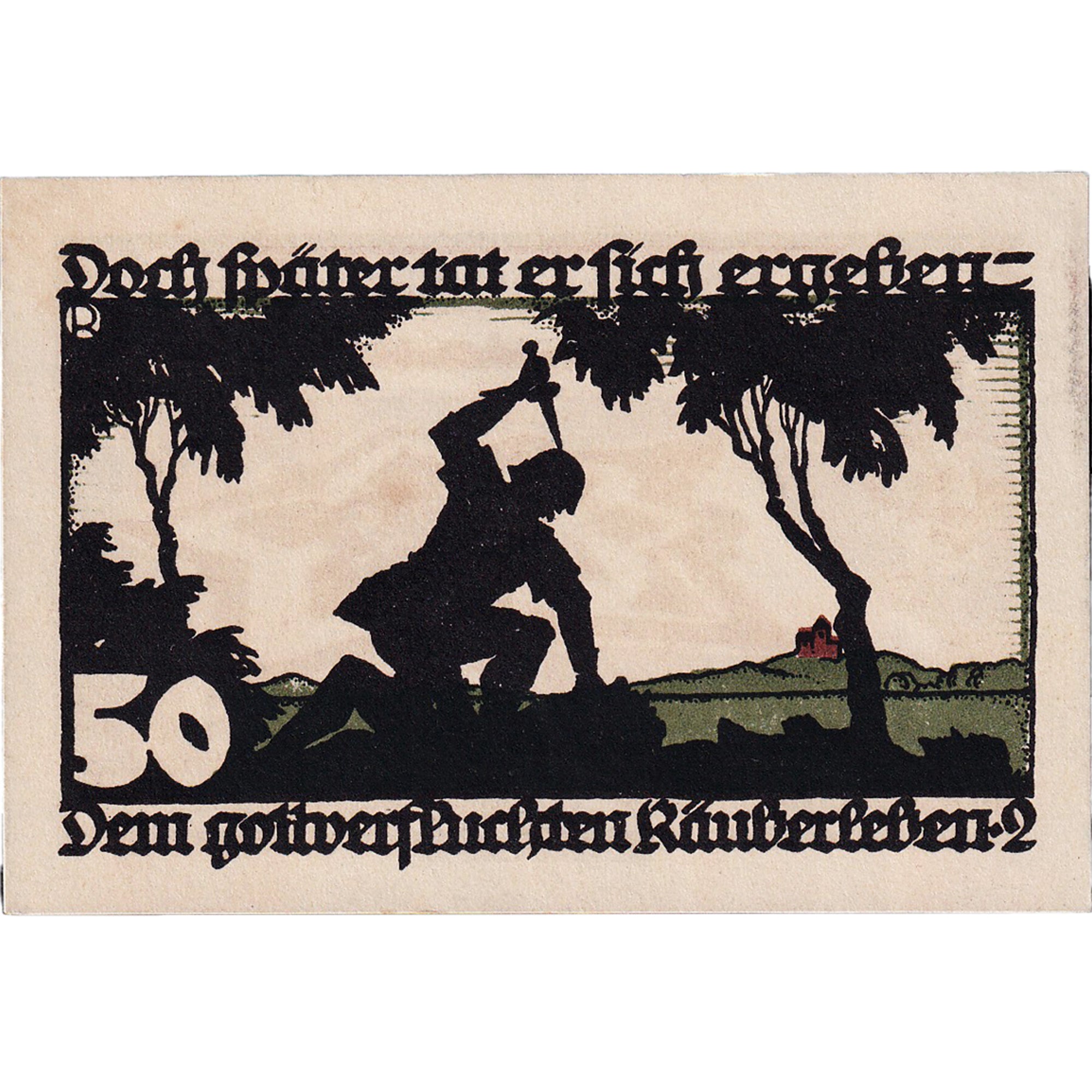 Banconote, Germania, Vechta, 50 Pfennig, personnage 1922-03-15, SPL Mehl:1358.1