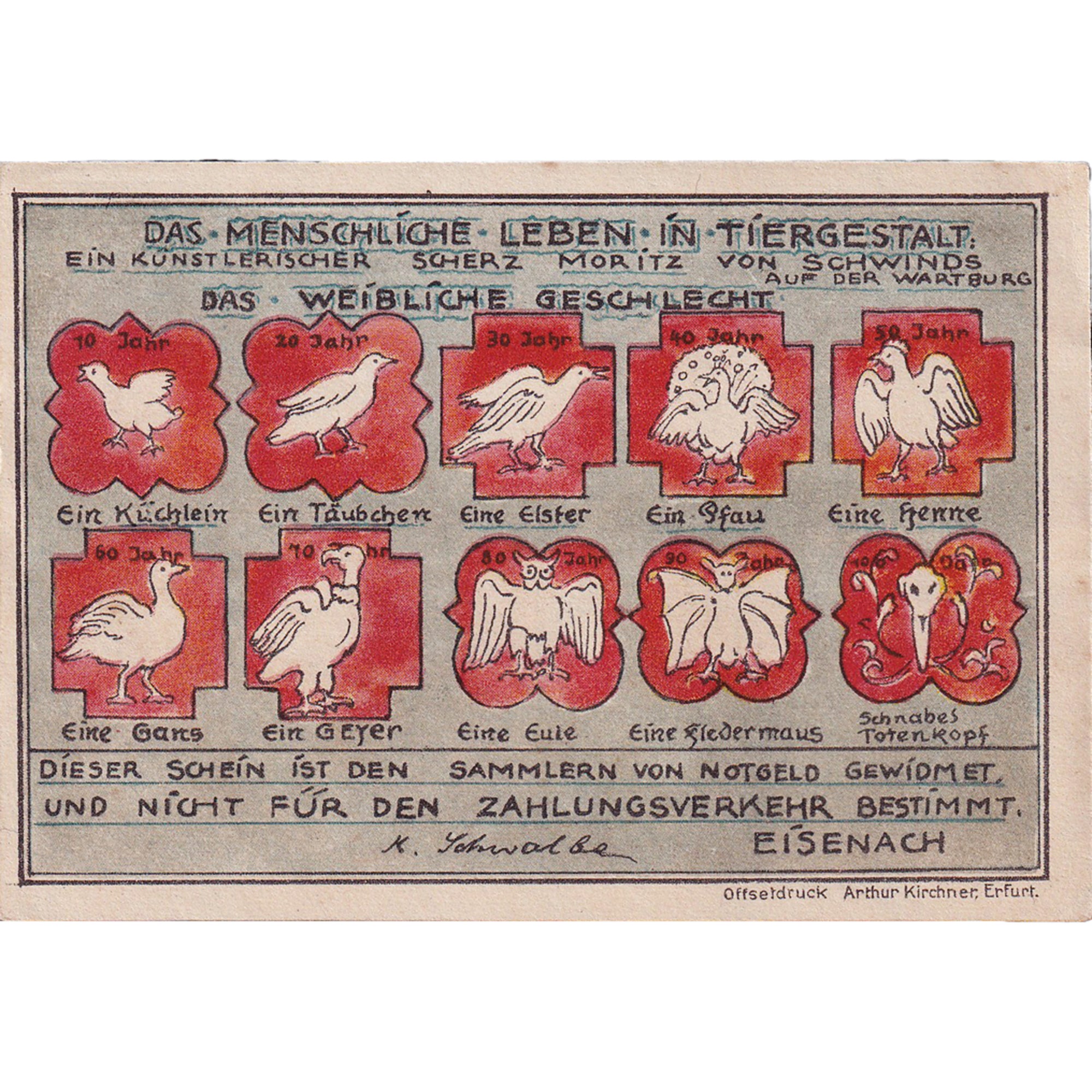 Banconote, Germania, Eisenach, 50 Pfennig, Maison, 1921, SPL, Mehl:319.1