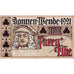 Banconote, Germania, Sonnen, 1 Mark, portrait 4, 1921, SPL, Mehl:1047.5