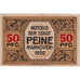 Banconote, Germania, Peine, 50 Pfennig, Ville 1920-06-03, BB, Mehl:P 11.2a