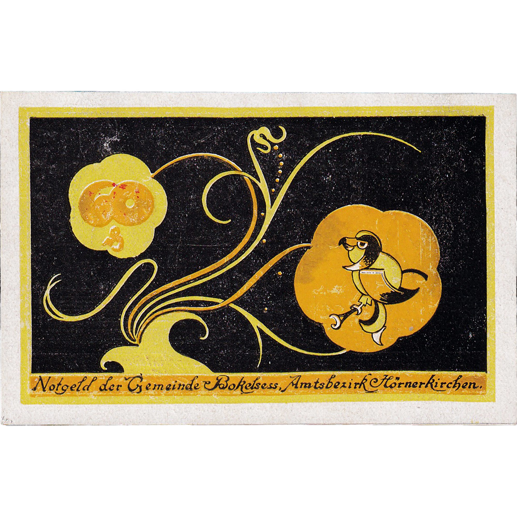 Banconote, Germania, Bokelsess, 60 Pfennig, fleur 1, 1921, SPL, Mehl:136.1