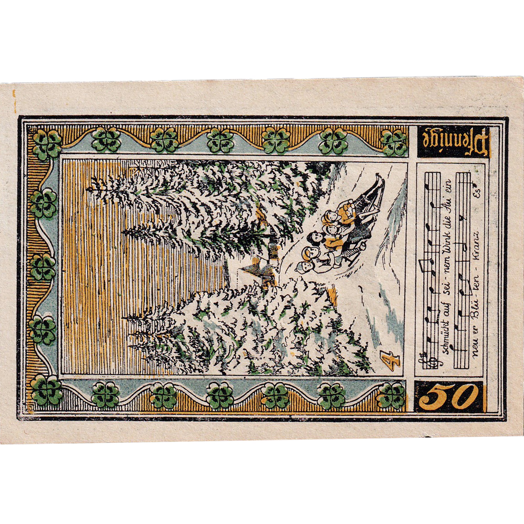 Banconote, Germania, Bockswiese, 50 Pfennig, luge 1922-10-01, SPL Mehl:131.1