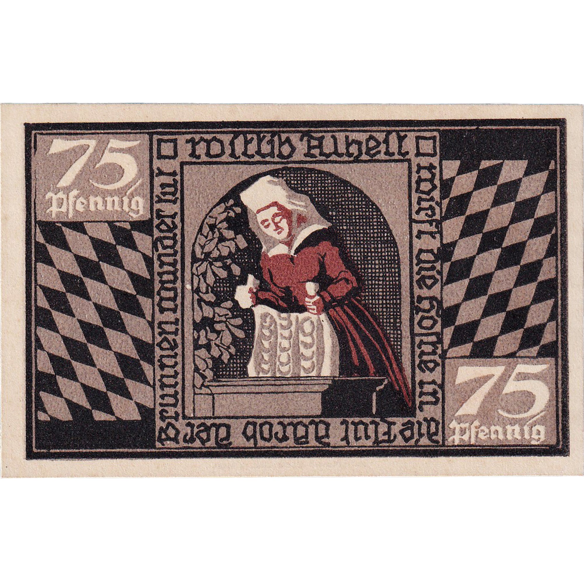Banconote, Germania, Blomberg, 75 Pfennig, dame 1922-12-31, SPL Mehl:113.1