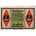 Nota, Alemanha, Blomberg, 1 Mark, feu, 1922, 1922-12-31, UNC(63), Mehl:120.1a