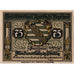 Banconote, Germania, Auerbach, 75 Pfennig, personnage, 1921 SPL Mehl:53.1a