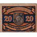 Banknote, Germany, Breslau, 20 Pfennig, texte 1, 1922, UNC(63), Mehl:187.1